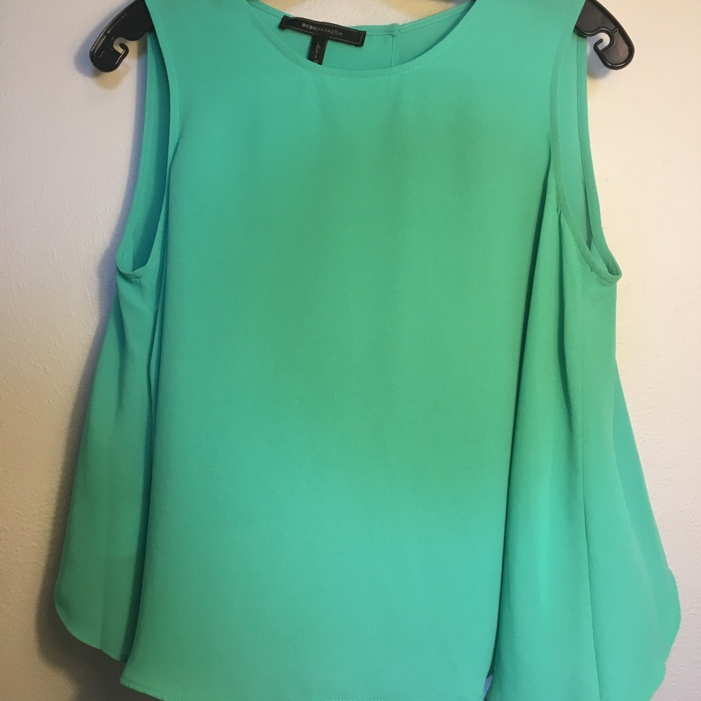 Small BCBG Jade Green Top